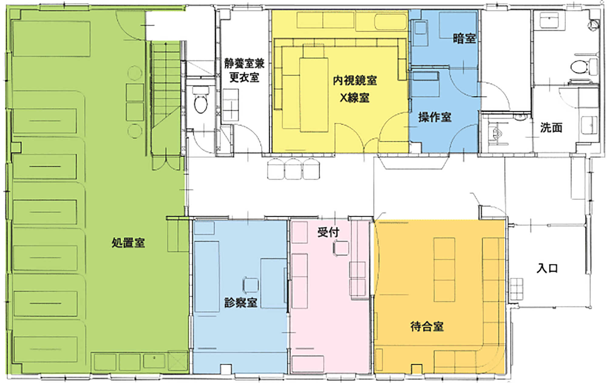こばたけ医院　院内地図